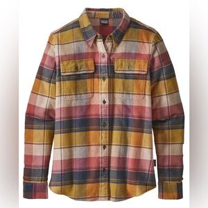 Patagonia Long-Sleeved Fjord Flannel Shirt
